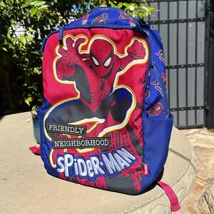 Disney Marvel friendly neighborhood Spider-Man Extra Roomie Padded Backpack.